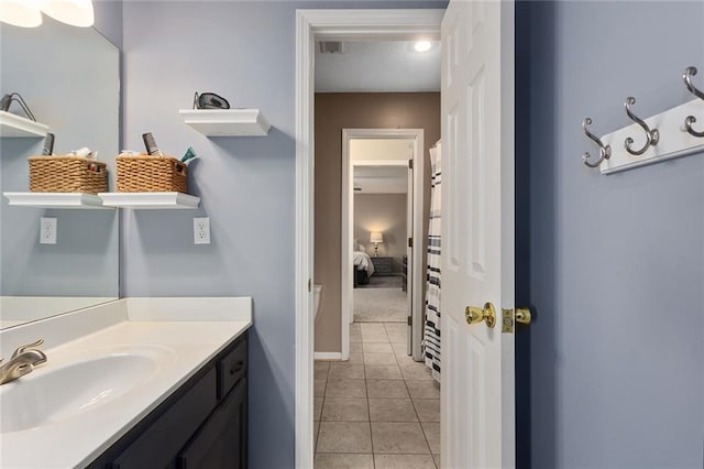 16520 NW 178th St, Platte City, MO 64079 - ensuite bathroom with vanity and tile patterned floors