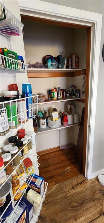 view of pantry