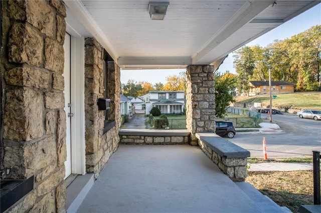 view of patio / terrace featuring a porch