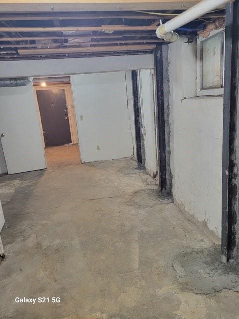 1727 S Crescent Ave, Independence, MO 64052 - view of unfinished basement