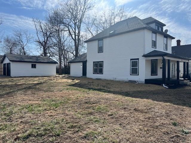 view of back of property