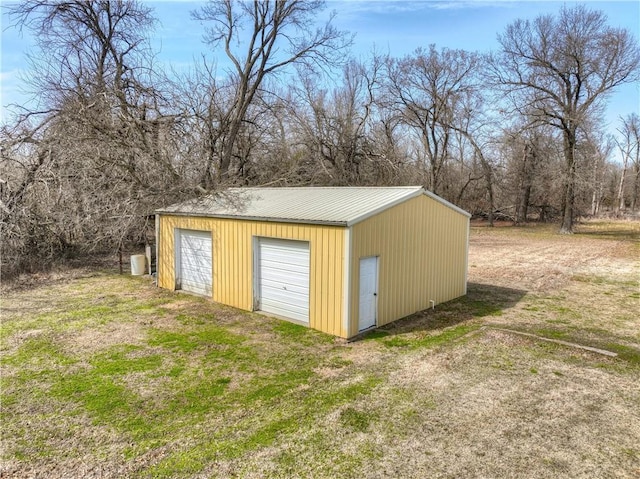 view of outbuilding featuring an outdoor structure