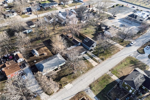 birds eye view of property featuring a residential view