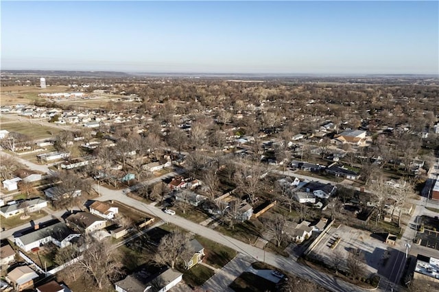 aerial view featuring a residential view