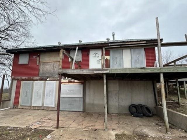 view of rear view of property