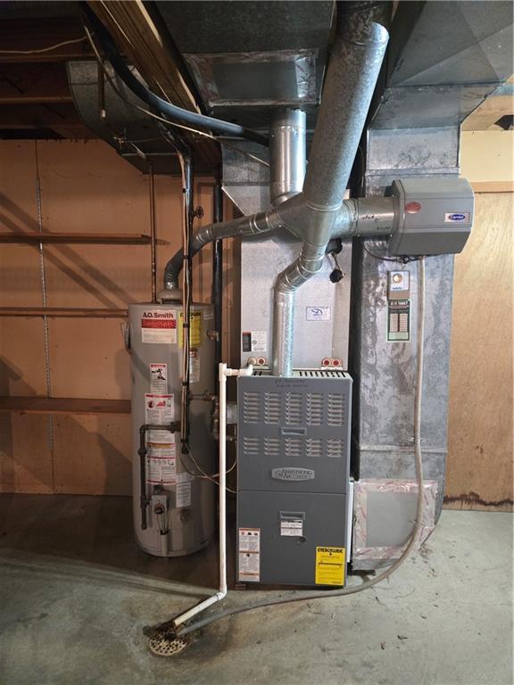2213 Millwood Dr, Atchison, KS 66002 - utilities featuring gas water heater
