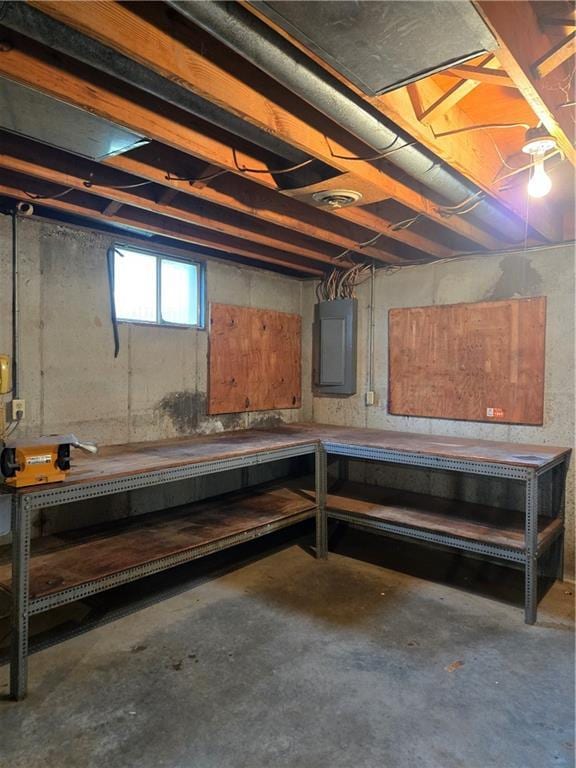 2213 Millwood Dr, Atchison, KS 66002 - basement with electric panel