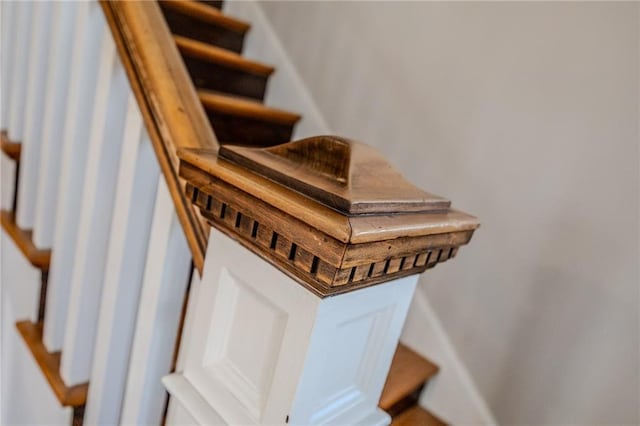 view of staircase