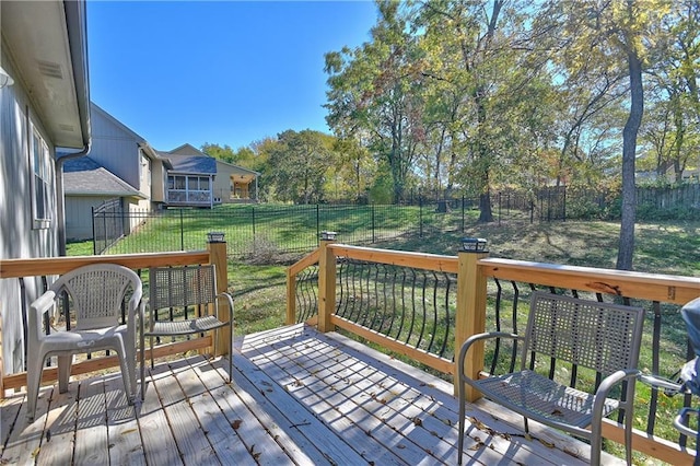 11705 E 86th Ter, Raytown, MO 64138 - view of wooden terrace