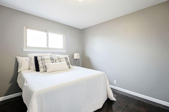 bedroom with baseboards