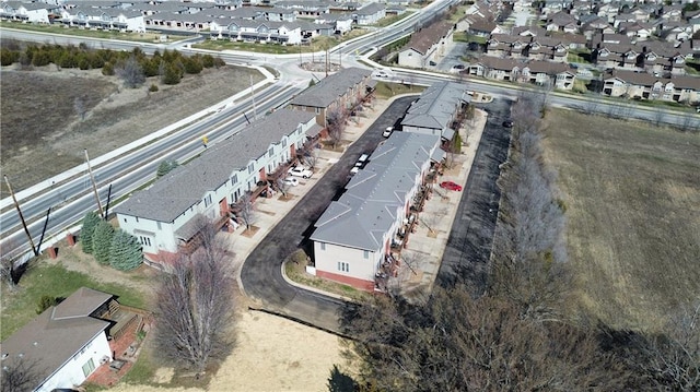 drone / aerial view featuring a residential view