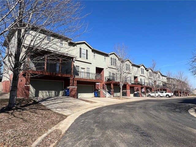 exterior space with a residential view