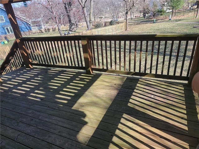 view of deck