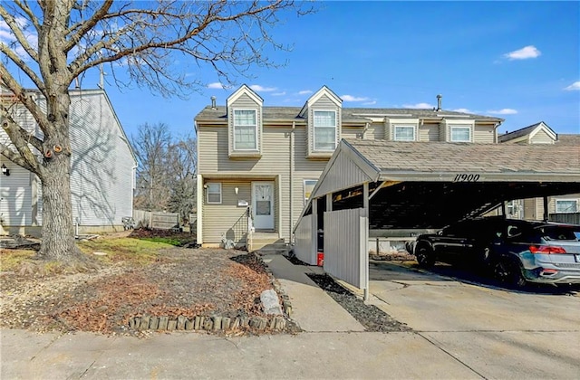 view of townhome / multi-family property