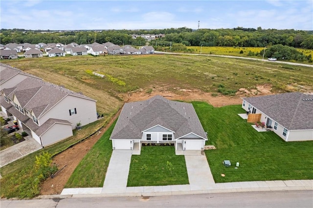 birds eye view of property featuring a residential view