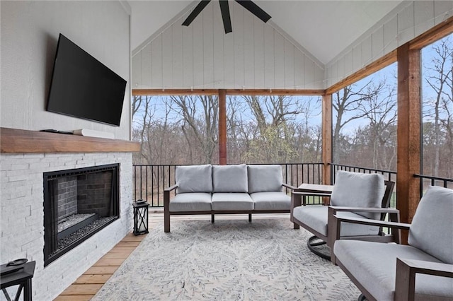 12745 N Larkspur Ln, Platte City, MO 64079 - sunroom featuring a wealth of natural light