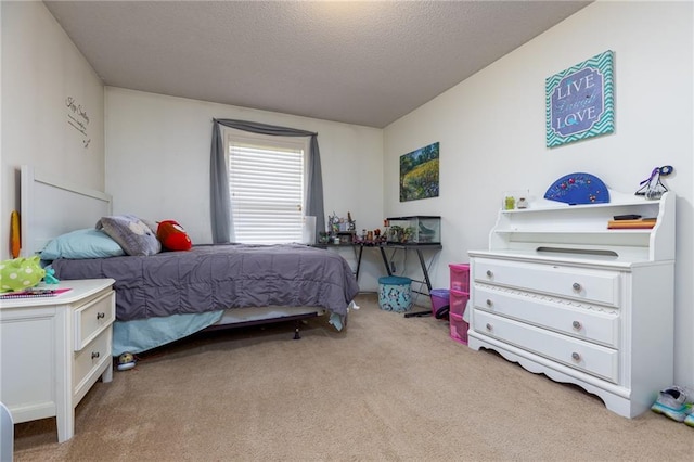 8755 N Chatham Ave, Kansas City, MO 64154 - carpeted bedroom featuring a textured ceiling