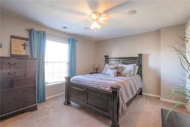 21212 E 52nd Street Ct, Blue Springs, MO 64015 - bedroom featuring baseboards, visible vents, light colored carpet, and multiple windows