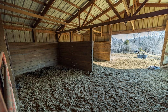 view of stable