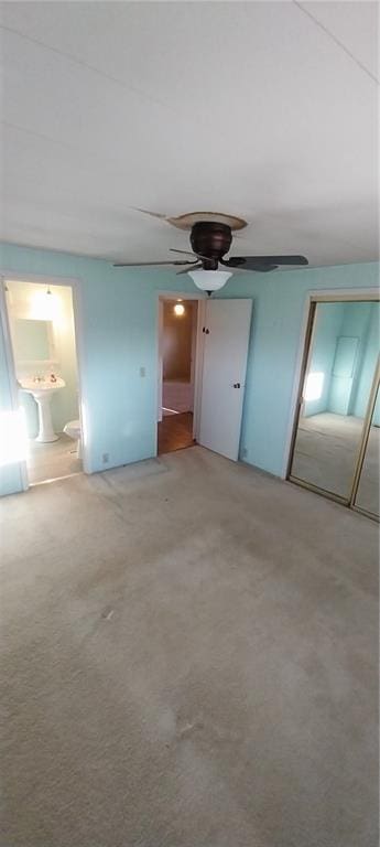 20824 NE 172nd St, Holt, MO 64048 - unfurnished room featuring ceiling fan and light carpet
