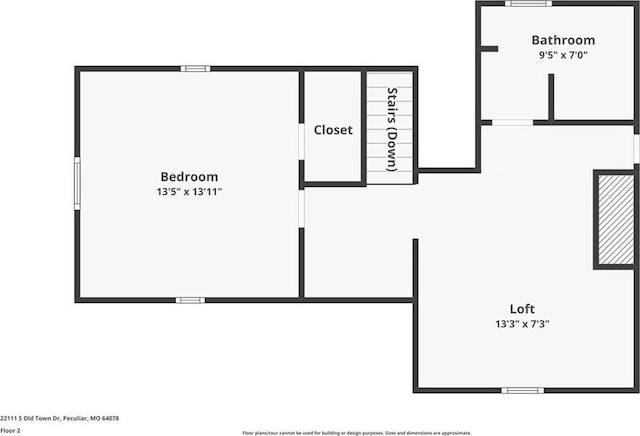 22111 S Old Town Dr, Peculiar, MO 64078 - plan