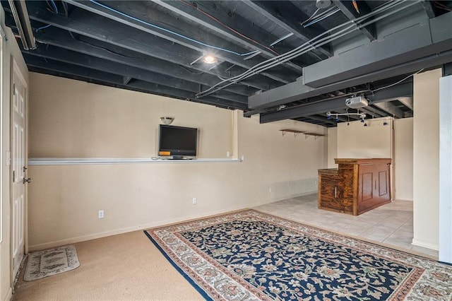 5405 Lakecrest Dr, Shawnee, KS 66218 - finished below grade area featuring baseboards