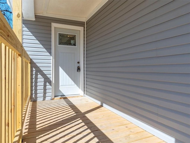 view of entrance to property