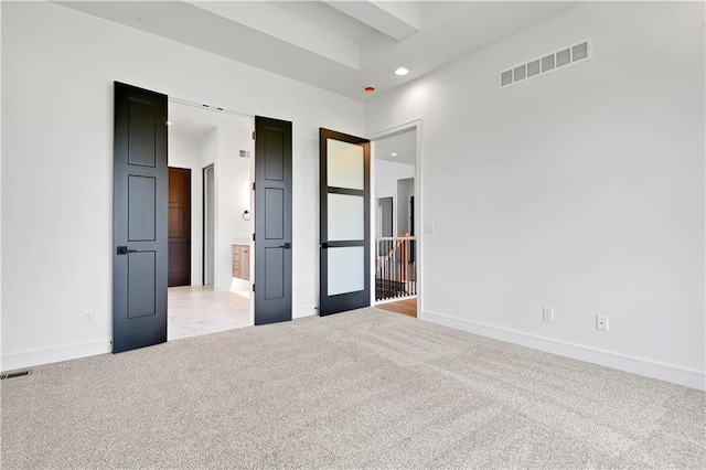 24936 W 98th Pl, Lenexa, KS 66227 - unfurnished bedroom featuring light carpet and recessed lighting