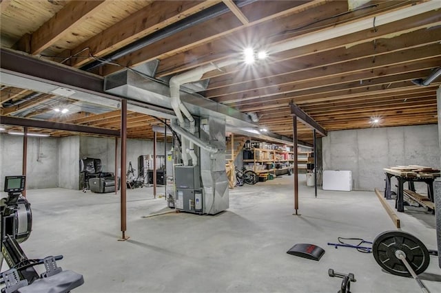 9701 Timber Meadows Dr, Lees Summit, MO 64086 - unfinished below grade area featuring heating unit