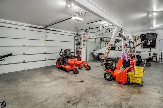9701 Timber Meadows Dr, Lees Summit, MO 64086 - garage featuring a garage door opener