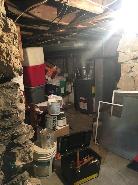 159 S Jewell St, Liberty, MO 64068 - view of unfinished below grade area