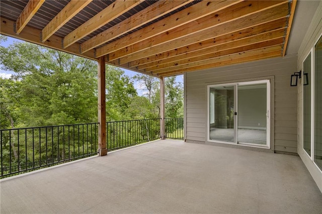 9238 Marion St, Lenexa, KS 66220 - view of patio featuring view of scattered trees