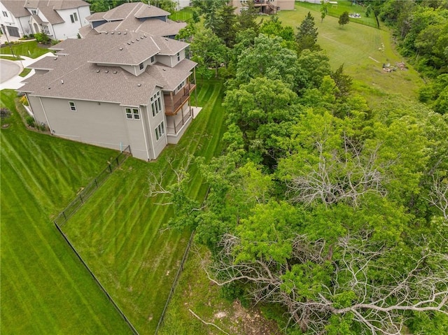 9238 Marion St, Lenexa, KS 66220 - view of subject property with a tree filled landscape