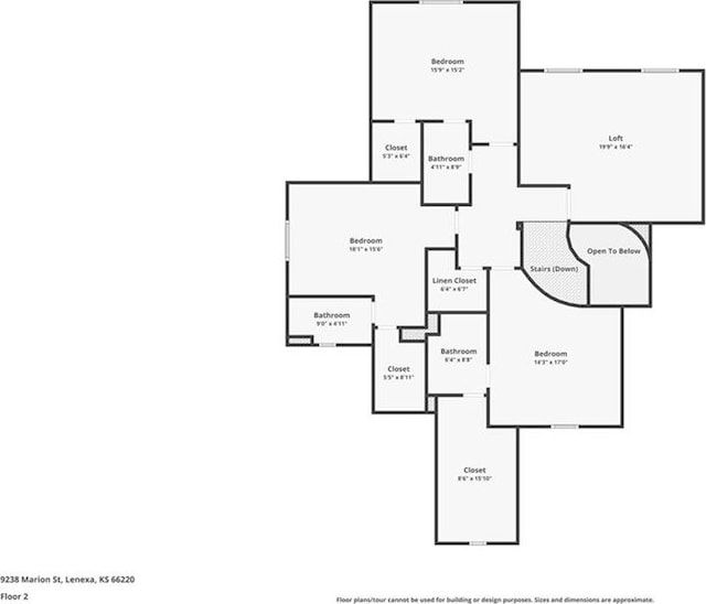 9238 Marion St, Lenexa, KS 66220 - property floor plan
