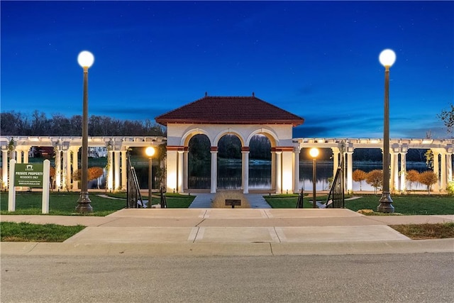 3238 SW Pergola Park Dr, Lees Summit, MO 64081 - view of property's community featuring a pergola and a water view