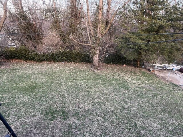 view of yard