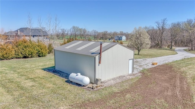 4373 Hackberry Ln, Bates City, MO 64011 - view of pole building featuring a yard
