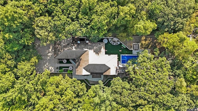 drone / aerial view