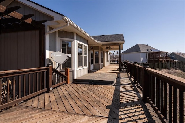 view of deck