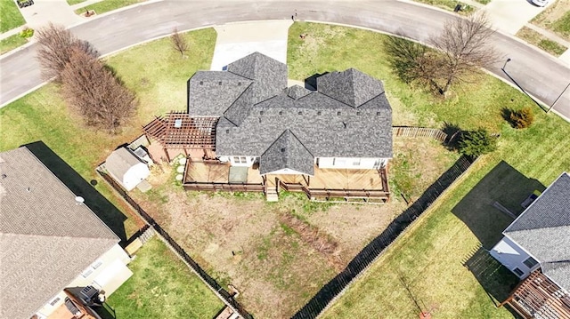 drone / aerial view