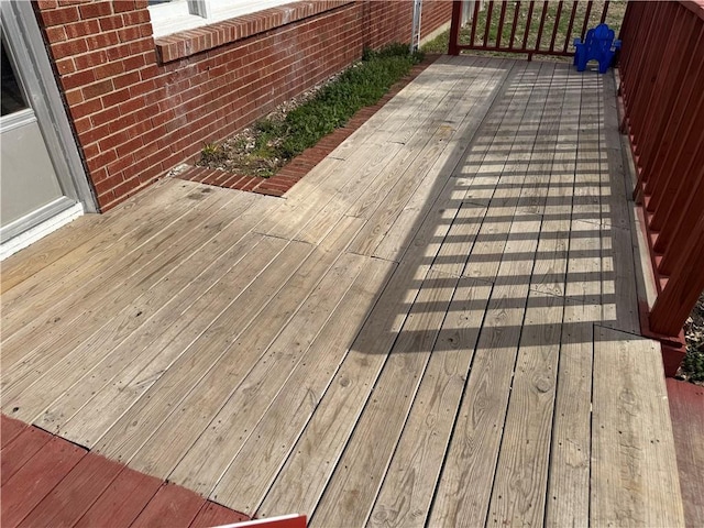 611 E Elm St, Hardin, MO 64035 - view of wooden terrace