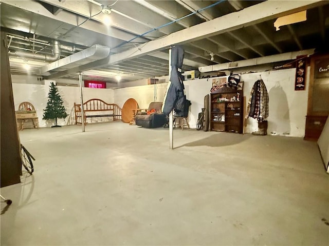 611 E Elm St, Hardin, MO 64035 - view of unfinished basement