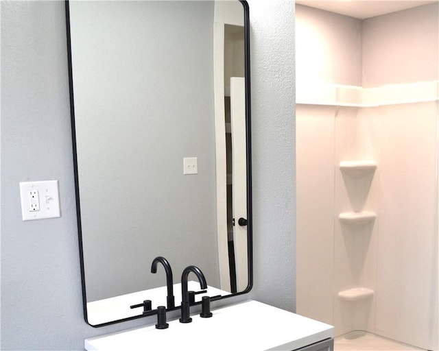 660 Elmdale, Chillicothe, MO 64601 - bathroom with vanity and walk in shower