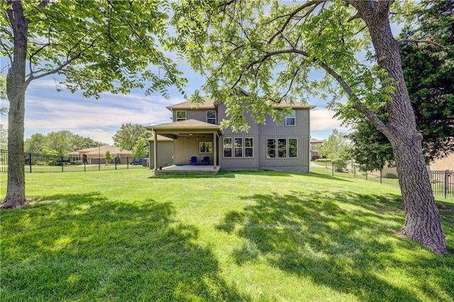 view of back of property