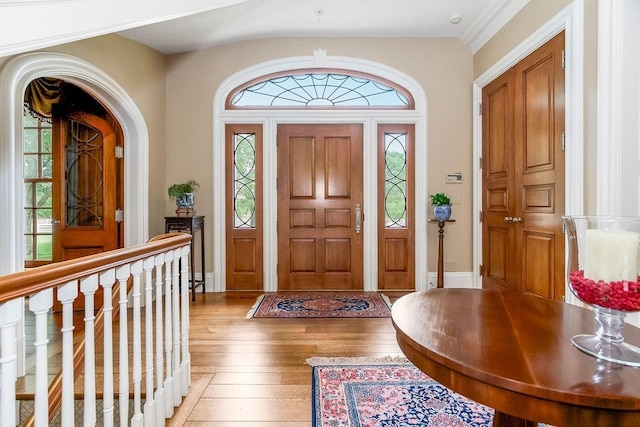 17960 S Bond St, Bucyrus, KS 66013 - foyer with light wood finished floors and baseboards