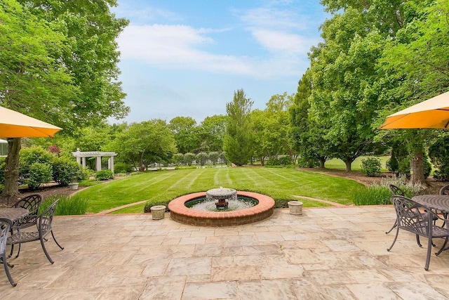 17960 S Bond St, Bucyrus, KS 66013 - view of patio / terrace featuring a pergola