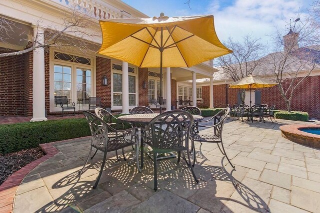 17960 S Bond St, Bucyrus, KS 66013 - view of patio / terrace featuring outdoor dining area