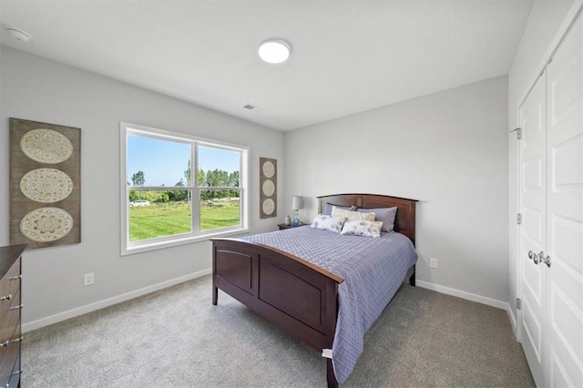 4275 Lake Shore Ct, Basehor, KS 66007 - bedroom featuring a closet, baseboards, and carpet floors