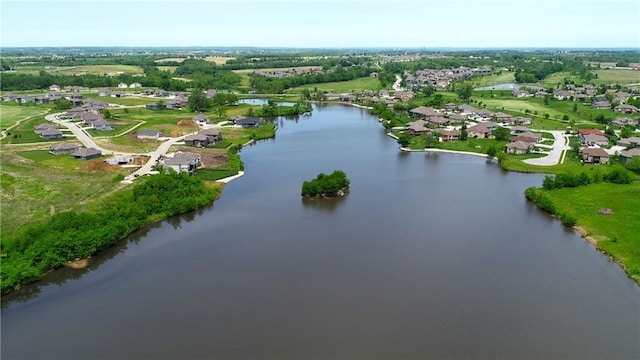 4275 Lake Shore Ct, Basehor, KS 66007 - bird's eye view of a nearby body of water