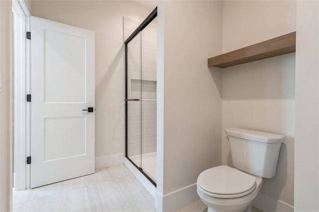 17041 Earnshaw St, Overland Park, KS 66221 - bathroom with a stall shower and tile patterned flooring
